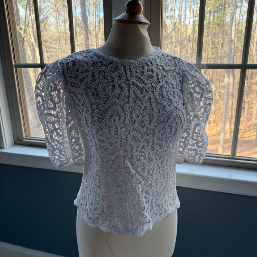 XS Sanctuary White Lace Blouse with Camisole